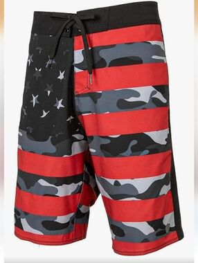 S A Company Soul Of Adventure Men's 4-Way Stretch Board Shorts Swim Trunks 42